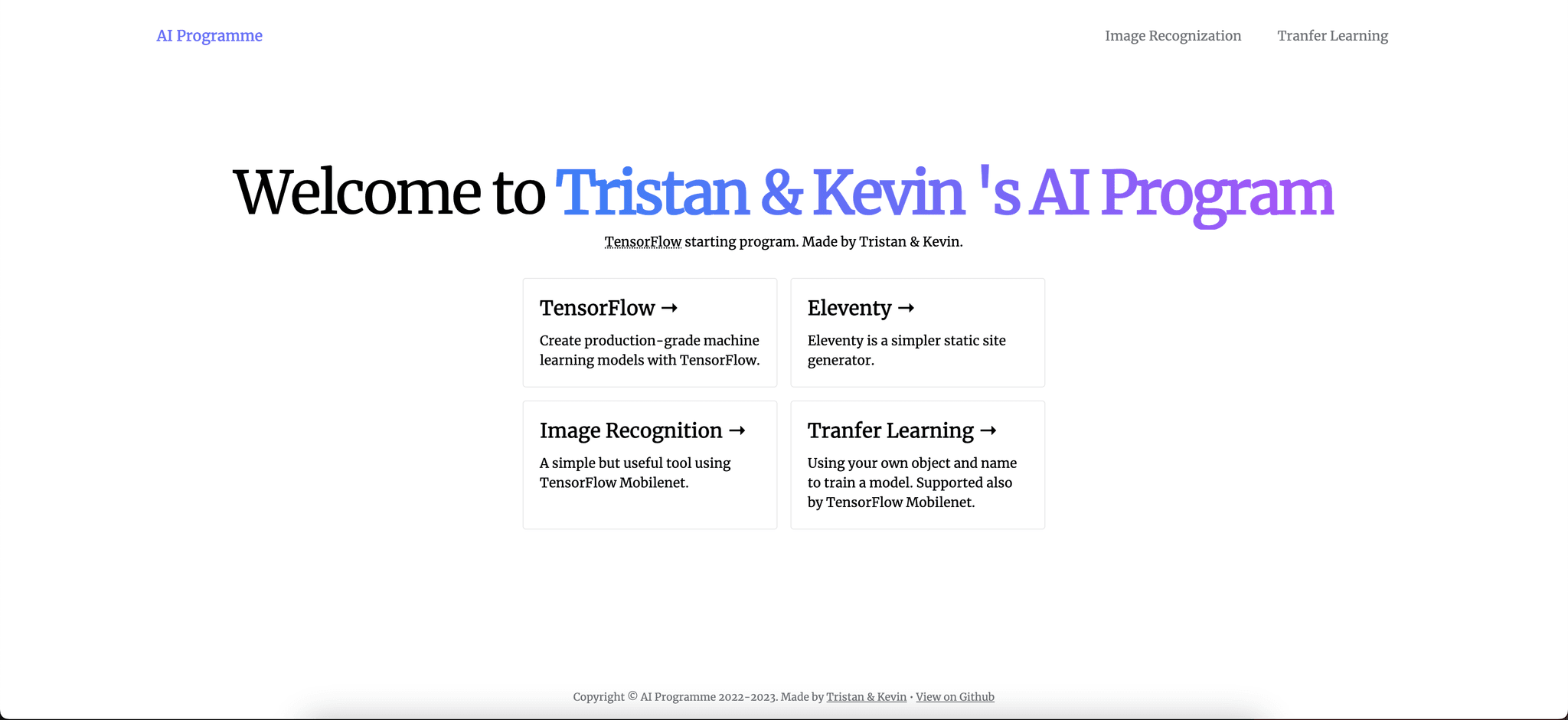 TensorFlow MobileNet Demo
